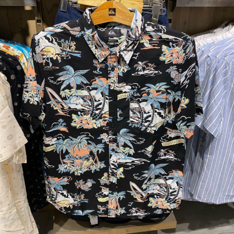 new arrival baju kemeja quiksilver original v544