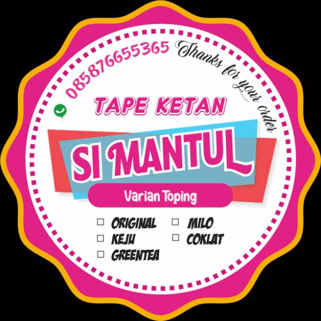 

TAPE KETAN SI MANTUL BANYAK VARIAN TOPING