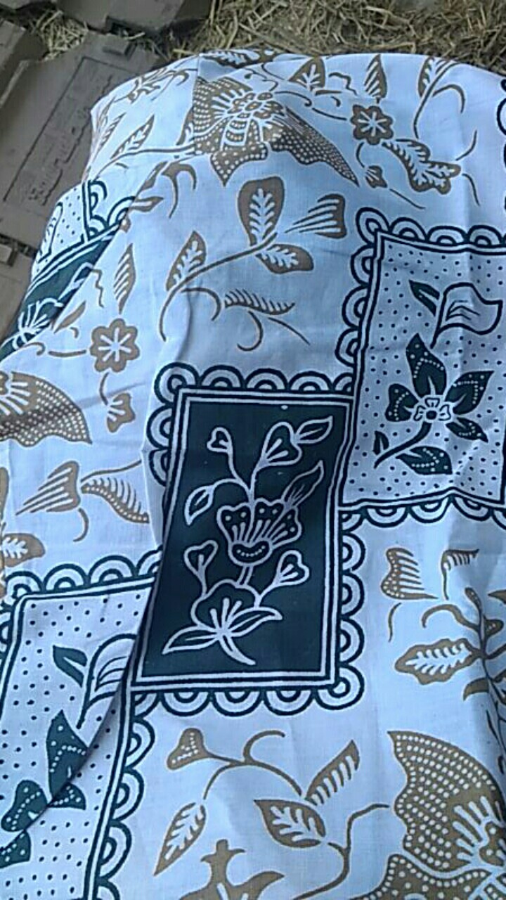 M-l-xl-xxl Batik Tunik Wanita Asj Sa Hrb026 Kenongo Pekalongan Sogan Tulis