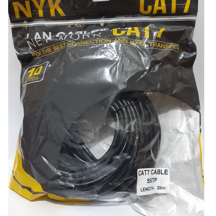 NYK Kabel Lan 20Meter Cat7 SSTP 10Gbps