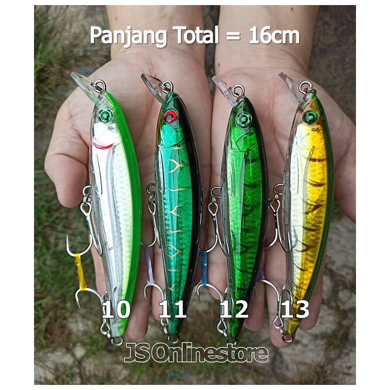 Umpan Pancing Minnow Trolling H