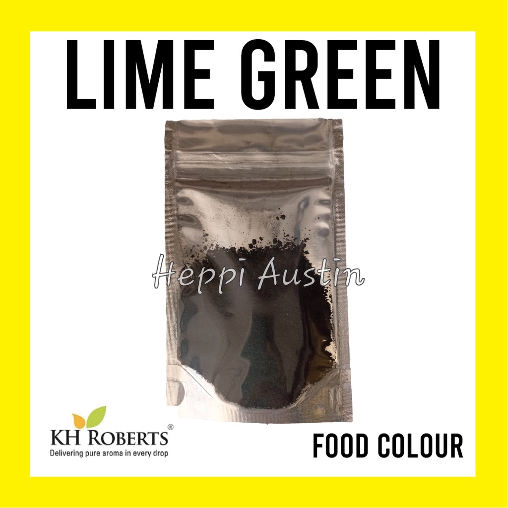 

Pewarna Makanan Hijau Lime Green KH Robert 25 Gram