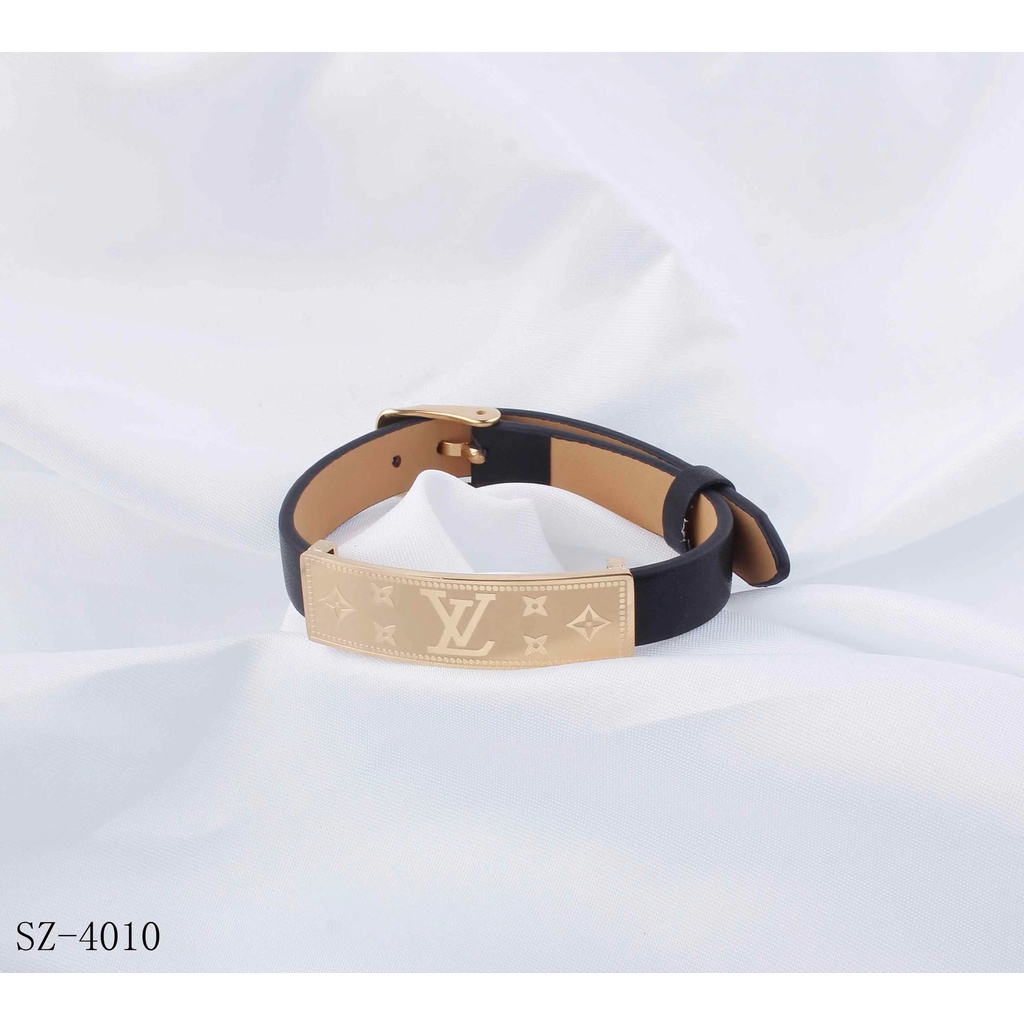 Titanium Gelang Kulit Perhiasan Fashion 4010