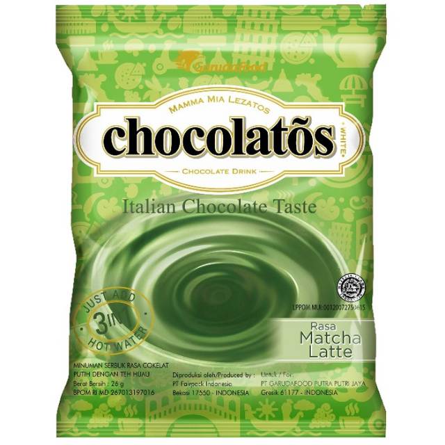 Chocolatos Drink MATCHA Latte 26g