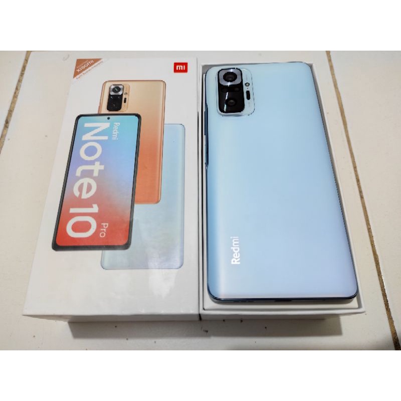 Xiaomi Redmi note 10pro 6/128Gb second like new mulus (Grade A) fullset acc ori