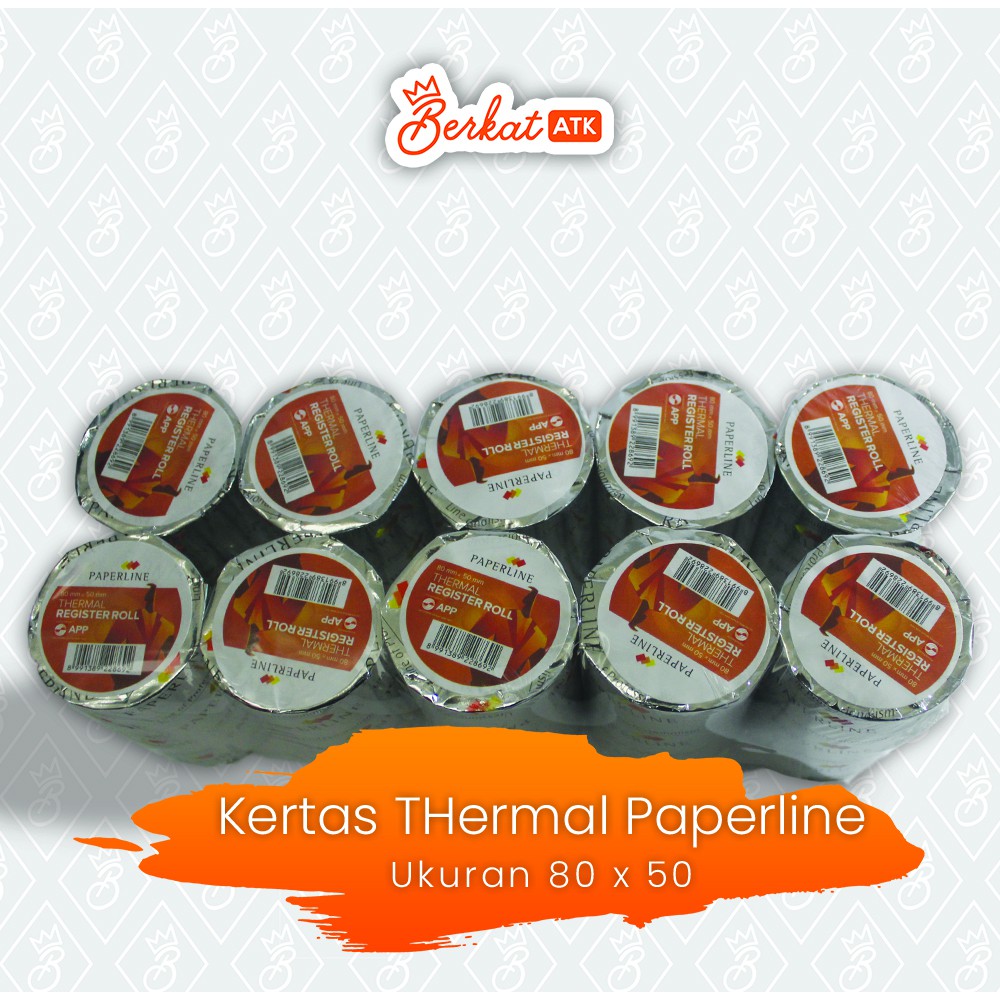 

Kertas Thermal Register Roll Paperline Ukuran 80x50 mm