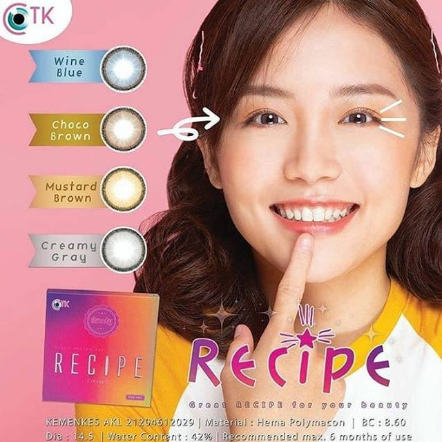 SOFTLENS MINUS SWEETY RECIPE (-3.00 sd -6.00) 14.5mm GRATIS TEMPAT SOFLEN