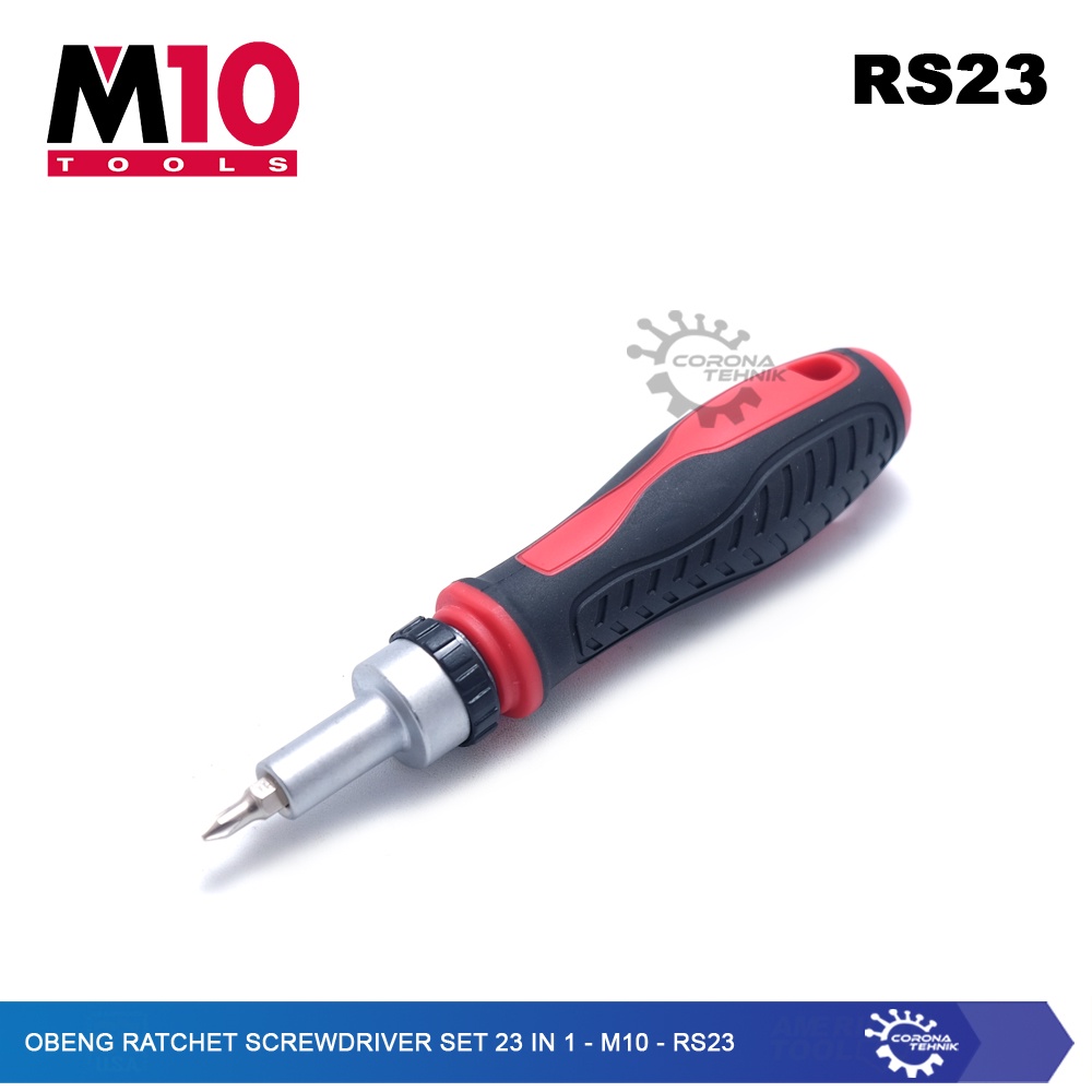 M10 - RS23 -Obeng Ratchet Screwdriver Set 23 in 1