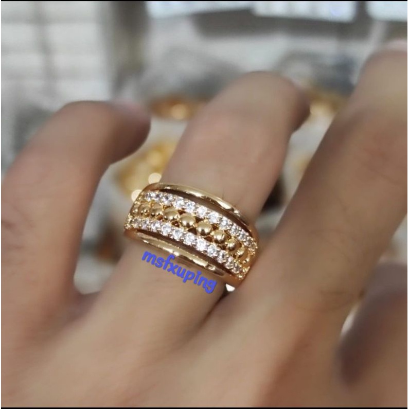 cincin dewasa perhiasan fashion wanita mewah