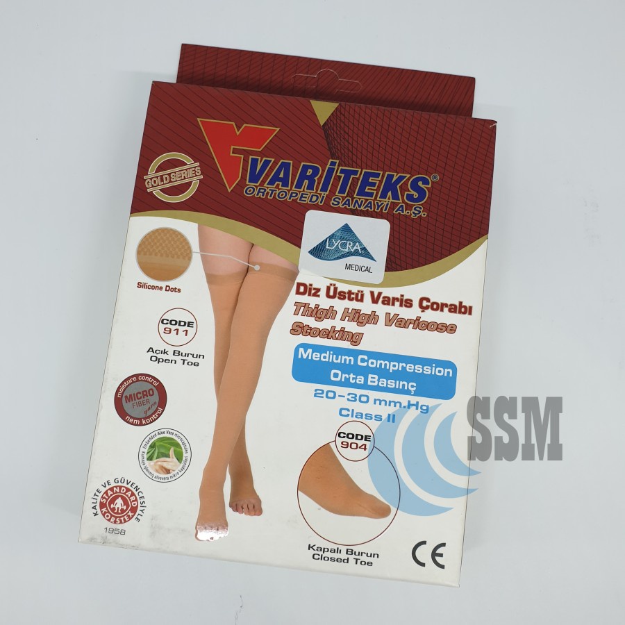 Stoking/ Stocking Varises Tigh High - Medium Compression- Variteks 904