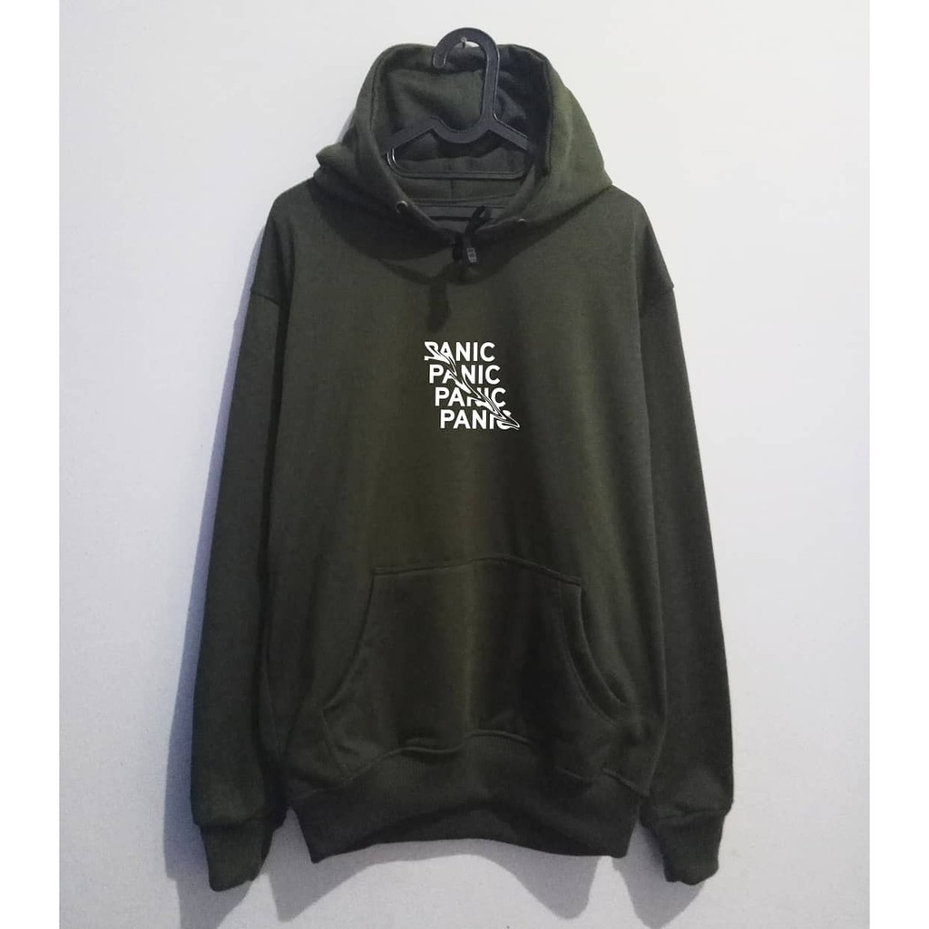 Sweater Hoodie Pria Distro PANIC Original Tebal Size M L XL XXL Hodie Laki hight Quality Lokal Brand