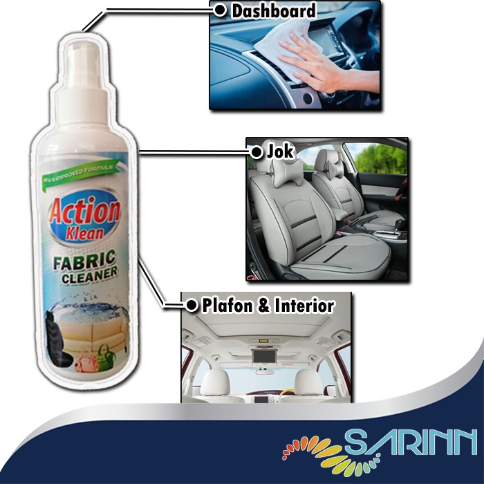 O2 PEMBERSIH JOK MOBIL ACTION KLEAN PEMBERSIH PLAFON PEMBERSIH INTERIOR PEMBERSIH DASHBOARD MOBIL