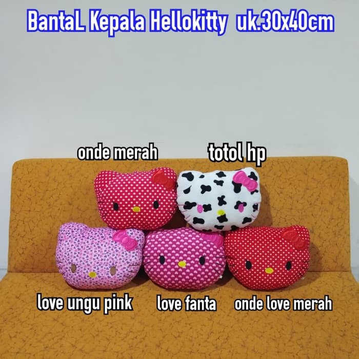 BANTAL BONEKA SOFA KURSI MOBIL BAYI BABY HELLO KITTY TOTOL HITAM PUTIH