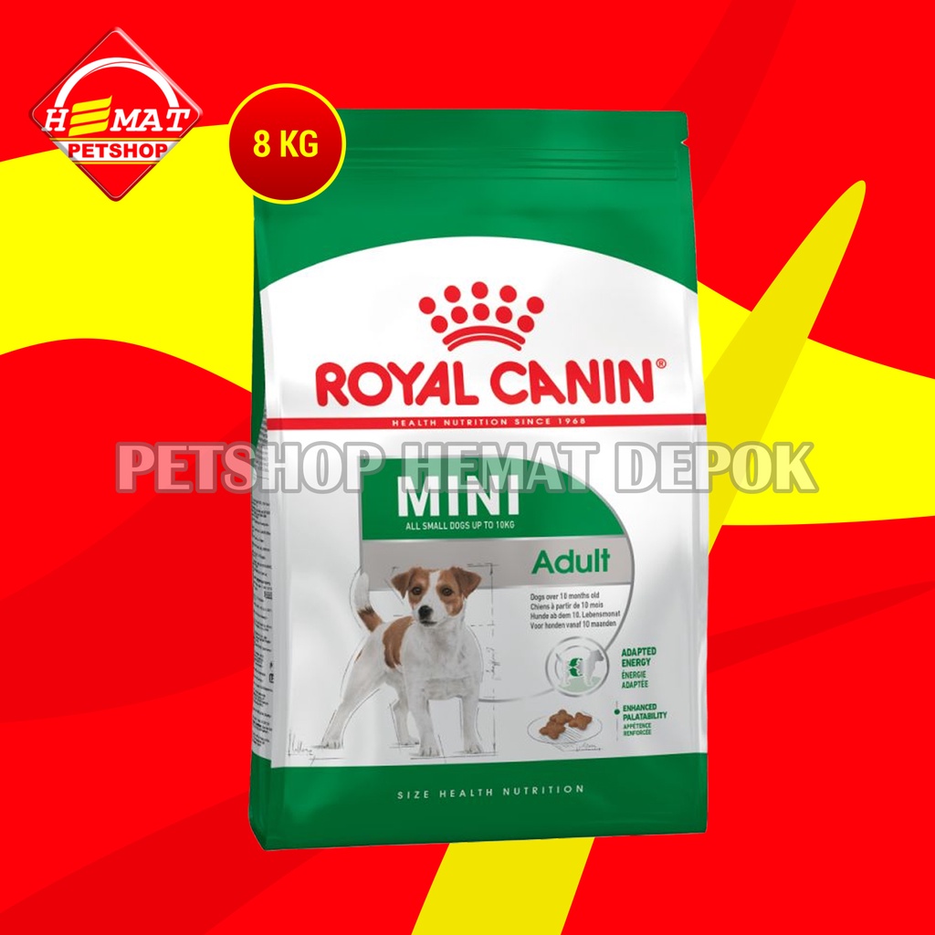 Royal Canin mini adult 8kg Makanan Anjing kecil dewasa 8 kg