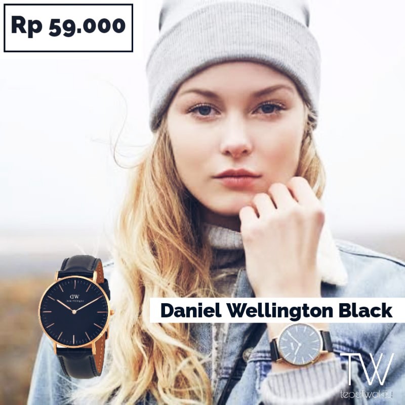 Jam Tangan Pria dan Wanita Daniel Wellington DW Tali Kulit
