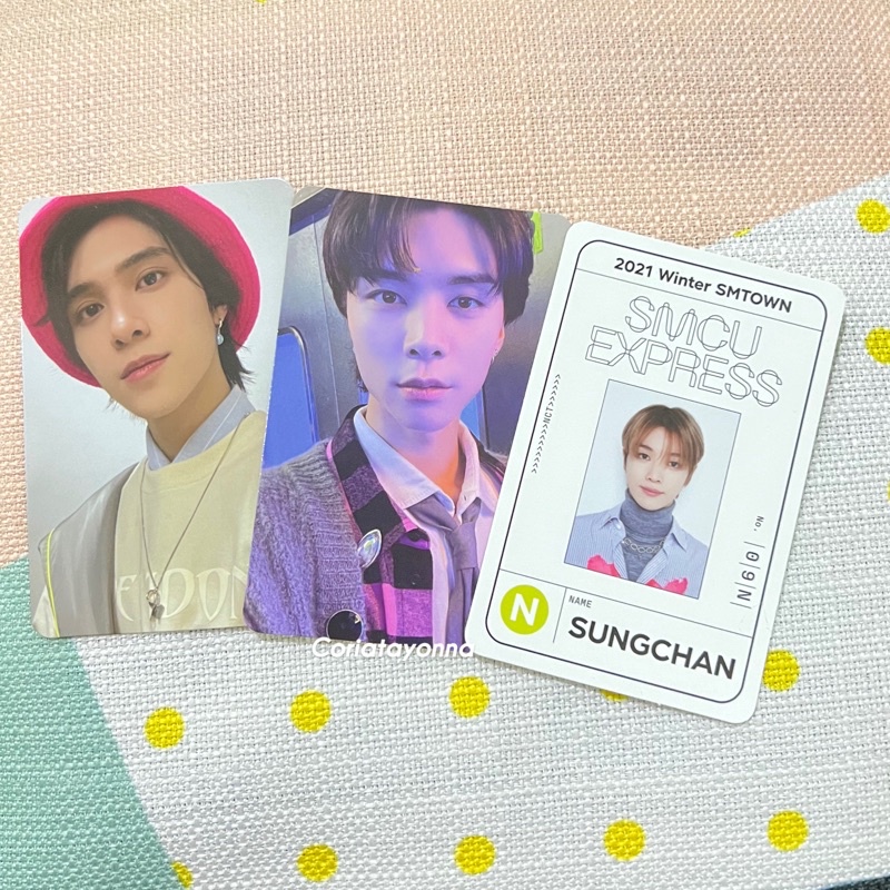 photocard SMCU NCT SMTown 2021 Nighttime Daytime Super Junior Passcard Pass Card PC Yesung Jaehyun Hendery Taeyong Sungchan Johnny