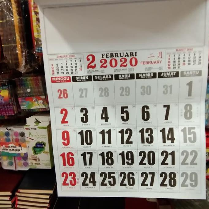 

ISALEl kalender kerja jumbo 2020 IBDLl