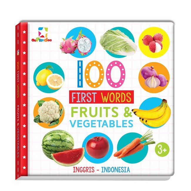 OPREDO 100 FIRST WORDS : FRUITS AND VEGETABLES