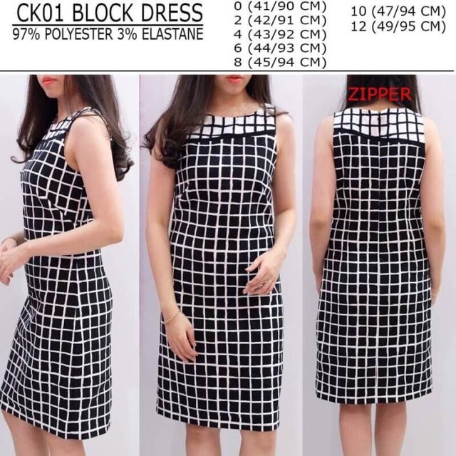 Branded Calvin Klein Block Dress