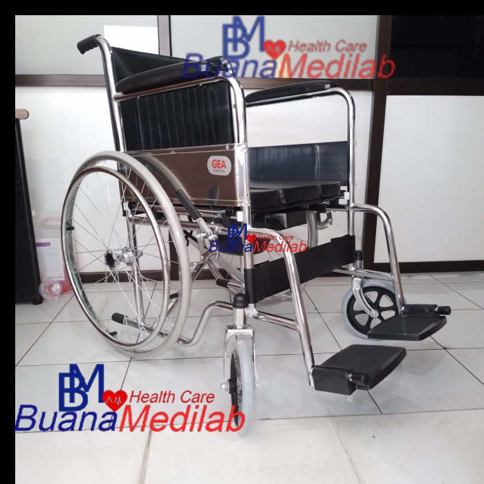 KURSI RODA COMMODE GEA FS609 / KURSI RODA 2in1 / KURSI RODA BAB