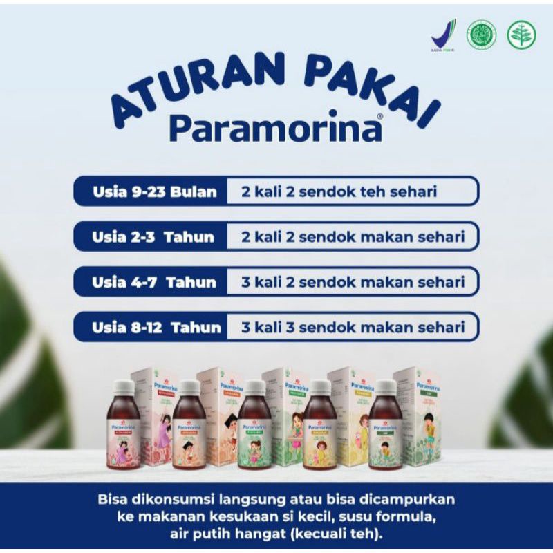 PAKET HEMAT 2 PARAMORINA LANCAR JALAN, BICARA, PINTAR DAN LAHAP MAKAN