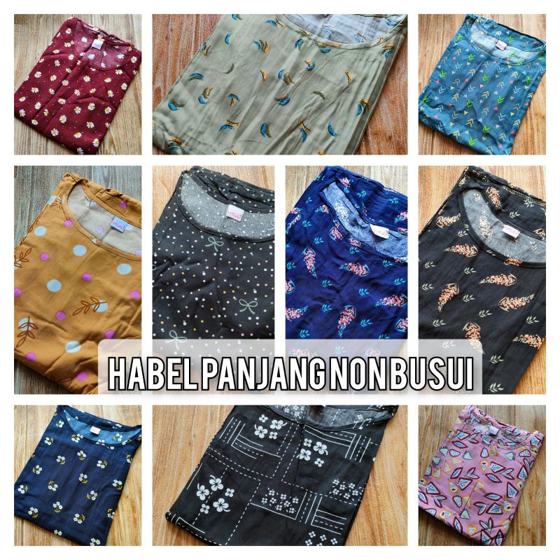 Daster Rayon HABEL NON BUSUI Panjang Semata Kaki-7