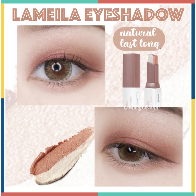 LAMEILA Pen Eyeshadow Glitter Warna Ganda Waterproof Color Eye Shadow LA093 3052