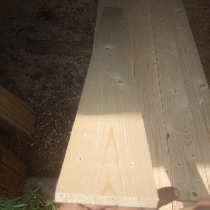 Papan Tipis Kayu Jatibelanda 100x8x0,5 Kayu Pinus Jati Belanda Serat Jerman Kualitas Super Sudah Ser