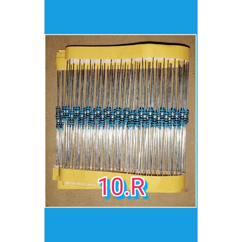 10.pcs.RESISTOR. 10R.1/4. WAT.ORI.TAIWAN