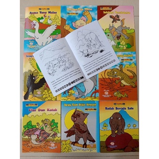 Buku Cerita Anak Bergambar Sambil Mewarnai / Fabel