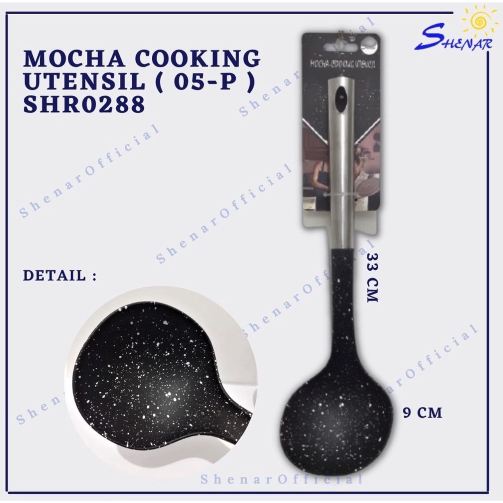 SHENAR, SPATULA SET / CENTONG / SPATULA STAINLESS / KITCHEN UTENSIL SET / MOCHA COOKING UTENSIL