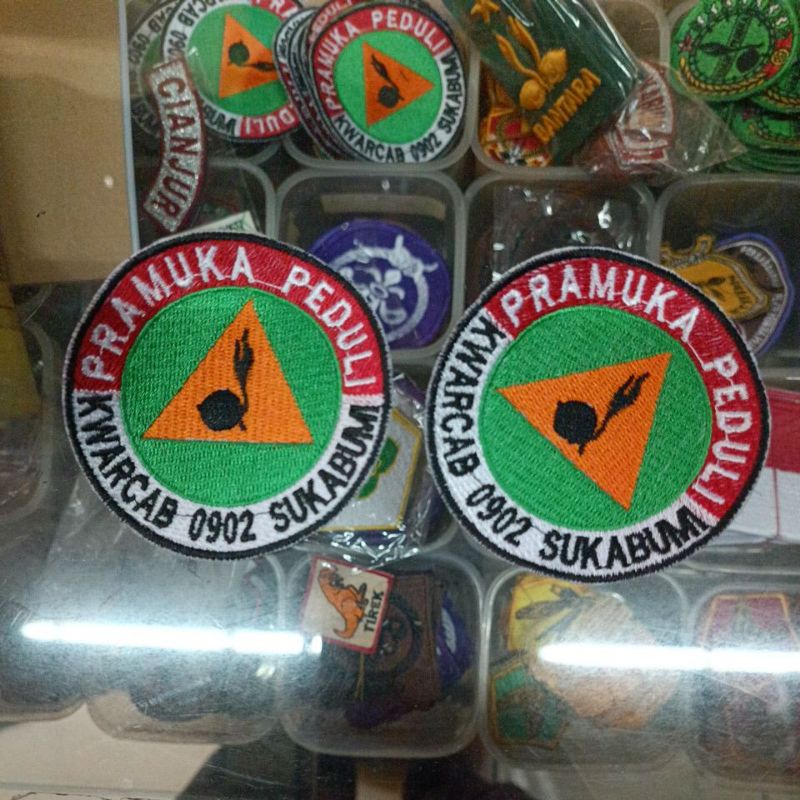 badge border logo Pramuka peduli