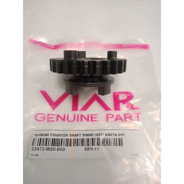 GEAR ATAU GIGI 3 25T COUNTER SHAFT VIAR KARYA 150 200