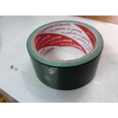 

Lakban kain hijau green 2 inch x 7 meter / cloth tape 44 mm x 7 meter
