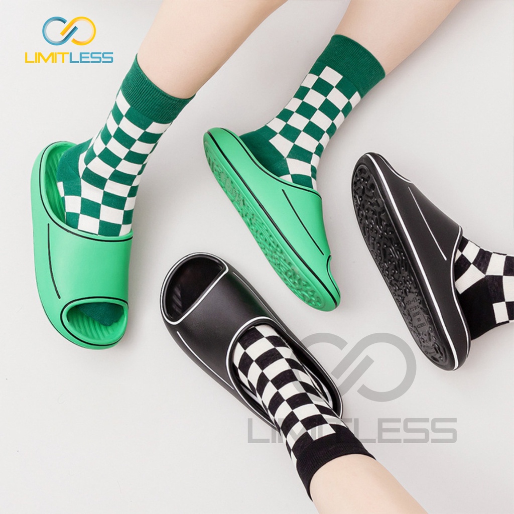 Sandal Cewek Cartoon Slip On Kekinian Jelly Sendal Wanita Korean Style Limitless Sandal Anak Selop Terbaru Stylist