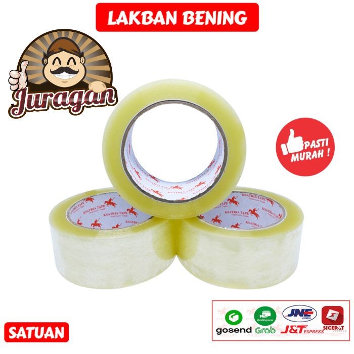 

Lakban Bening 100 Yard FULL JURAGAN PACKING SEMARANG