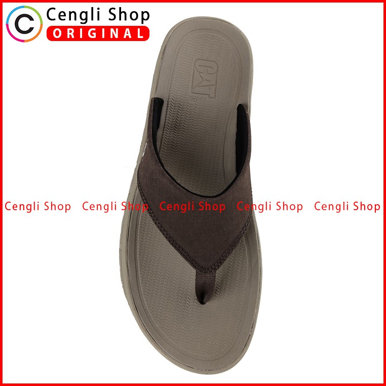 CATERPILLAR SANDAL JEPIT PRIA ORIGINAL CASUAL BRANDED ORI ASLI EMPUK