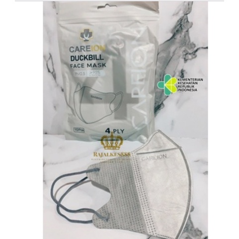 MASKER DUCKBILL GARISCAREION 4PLY WARNA PREMIUM 1PACK ISI 10PC MASKER DUCKBILL DEWASA