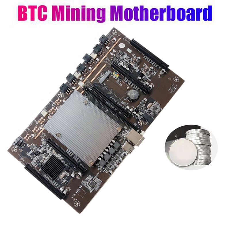 Btc Motherboard Btc79X5 V1.0 Lga 2011 Ddr3 Mendukung 32g 60mm Huite