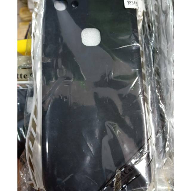 Softcase balck matte vivo Y83 jelly case vivo Y83 case matte vivo Y83