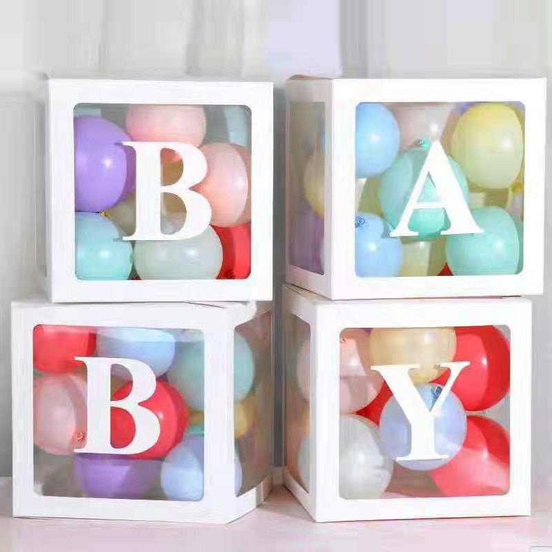 box balon transparan balloon box transparant kotak balon hiasan party decor balon dekorasi pesta