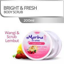 Marina Body Scrub UV White | Healthy &amp; Glow  | Bright &amp; Fresh | 200ml