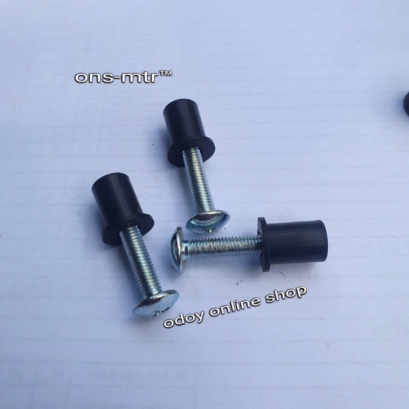 Karet mur dan baut Visor Ninja GSX R15 R25 ORIGINAL