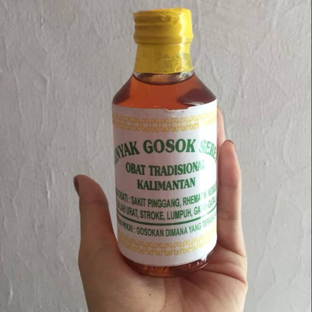 MINYAK SEREY/MINYAK GOSOK OBAT STROKE  REMATIK/ASAM URAT/SAKIT PINGGANG/SAKIT URAT TULANG