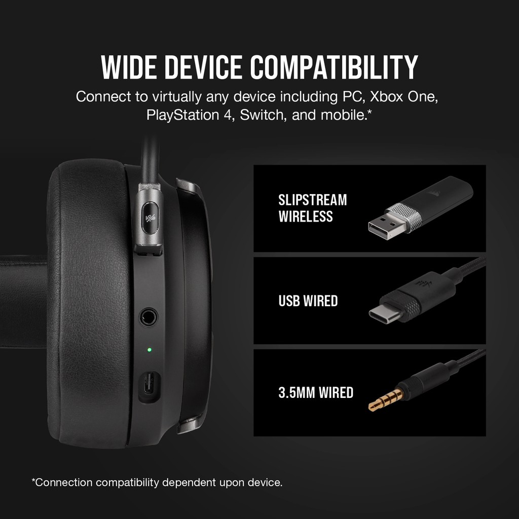 Corsair VIRTUOSO RGB WIRELESS High-Fidelity - Gaming Headset