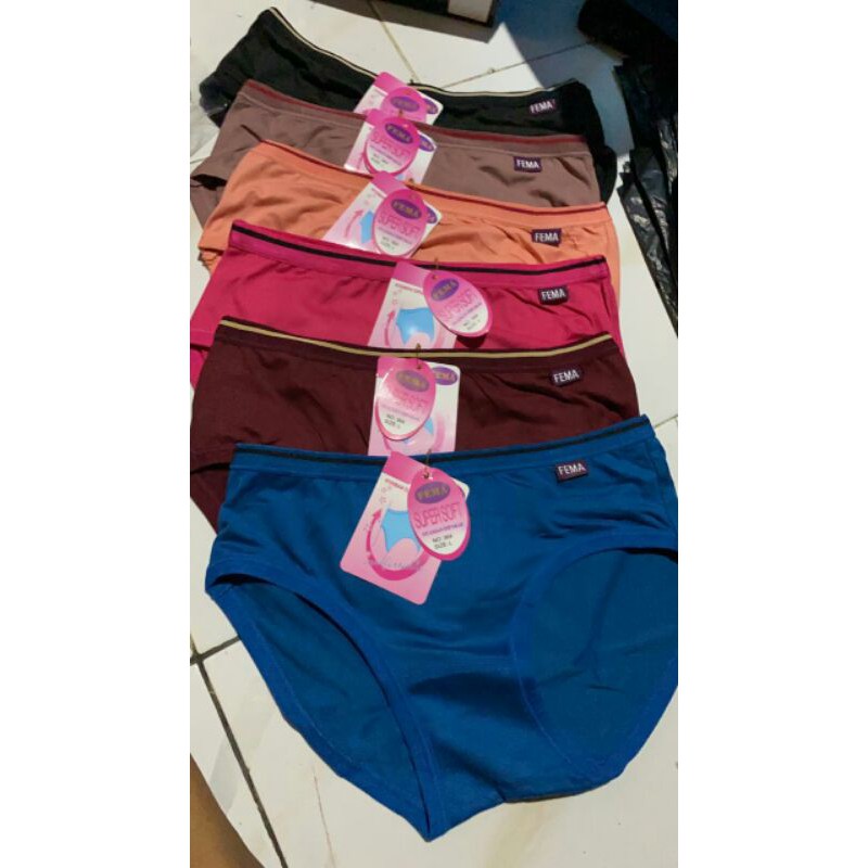 cd fema bahan katun /cd cewek super soft termurah