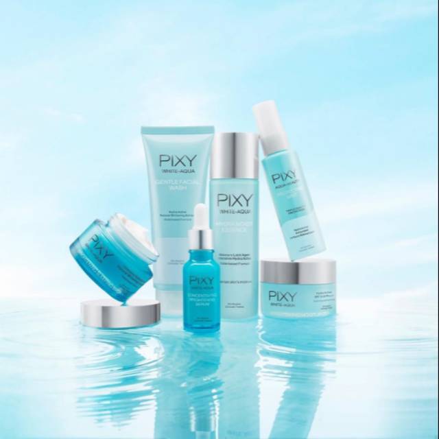 Paket lengkap skincare pixy white aqua