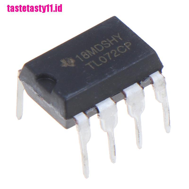 10pcs TL072CP IC Inline DIP-8 Operasi Ganda