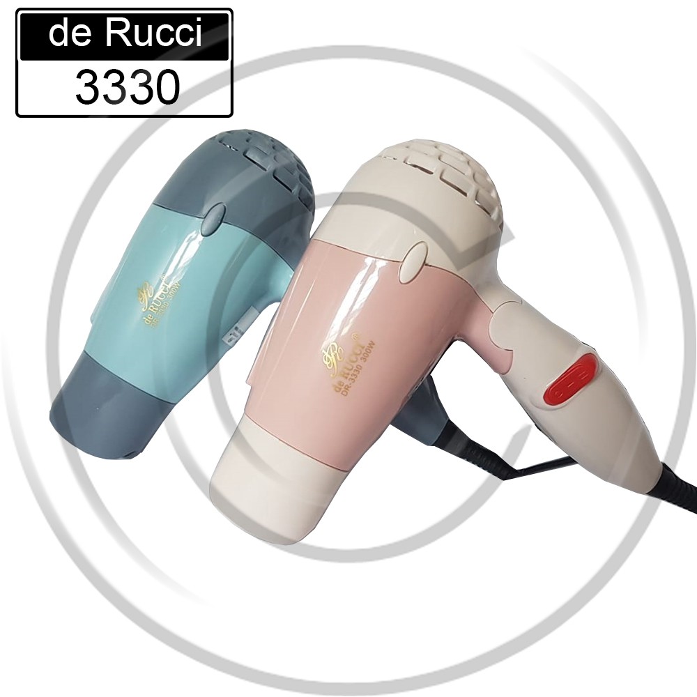 DE RUCCI / HD-DR-3330 / Hairdryer / Pengering Rambut Mini / Hair dryer / Termurah / Berkualitas / Best Seller Proffesional