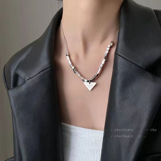 Kalung Liontin Pra Warna silver Hypoallergenic Untuk Pria Dan Wanita